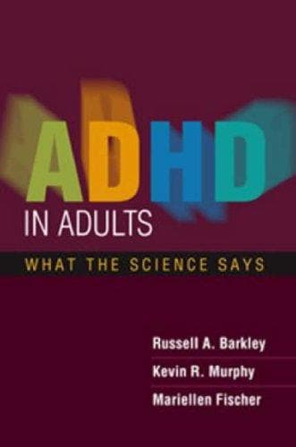 Cover of ADHD in adults by Russell Barkley