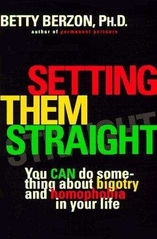 Cover of Setting them straight by Betty Berzon
