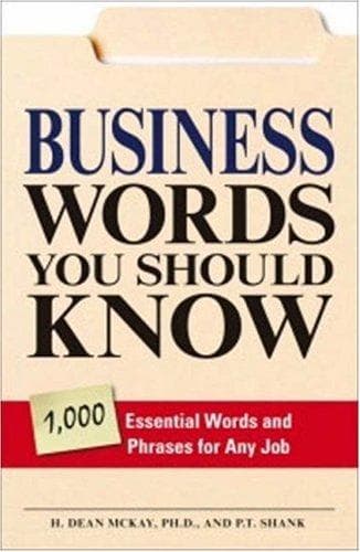 Cover of Business words you should know by H. Dean McKay