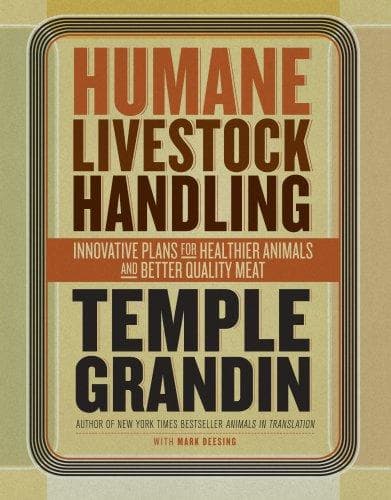 Cover of Humane Livestock Handling by Temple Grandin