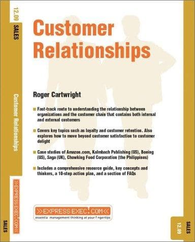 Cover of Customer Relationships (Express Exec) by Roger Cartwright