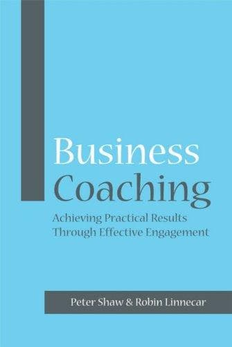 Cover of Business coaching by Shaw, Peter CB