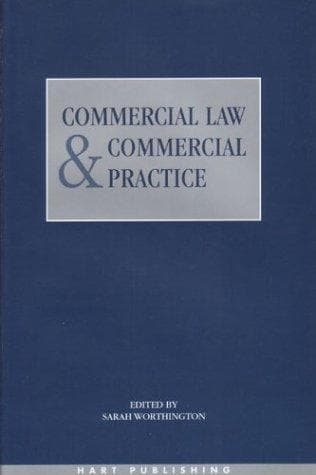 Cover of Commercial Law and Commerical Practice by Sarah Worthington