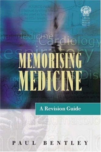 Cover of Memorizing Medicine by Paul Bentley