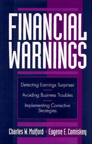 Cover of Financial warnings by Charles W. Mulford