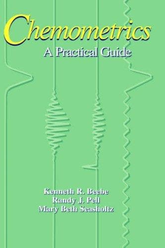Cover of Chemometrics by Kenneth R. Beebe