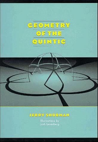 Cover of Geometry of the quintic by Jerry Michael Shurman