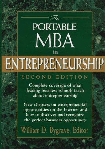 Cover of The portable MBA in entrepreneurship by William D. Bygrave