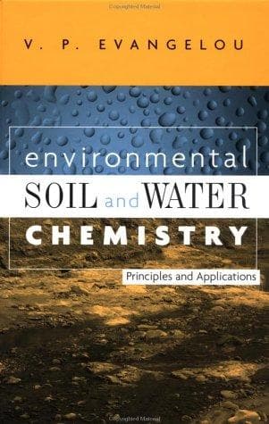 Cover of Environmental soil and water chemistry by V. P. Evangelou