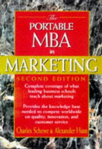 Cover of The portable MBA in marketing by Charles D. Schewe