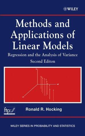 Cover of Methods and applications of linear models by R. R. Hocking