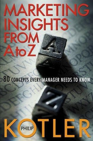 Cover of Marketing Insights from A to Z by Philip Kotler