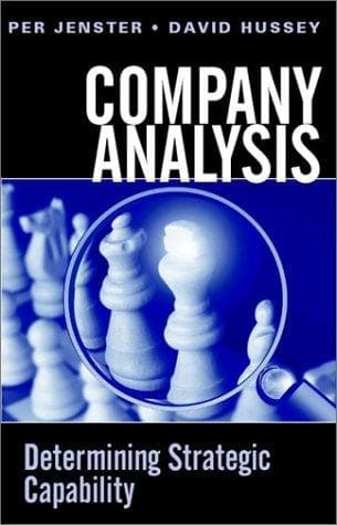 Cover of Company analysis by Per V. Jenster