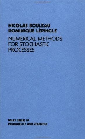 Cover of Numerical methods for stochastic processes by Nicolas Bouleau