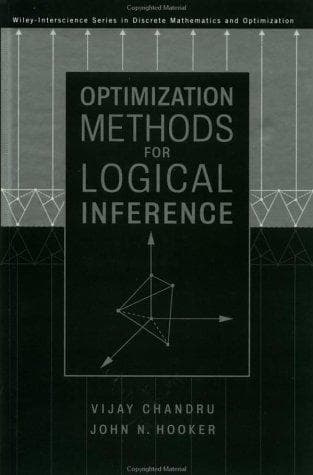 Cover of Optimization methods for logical inference by Vijay Chandru