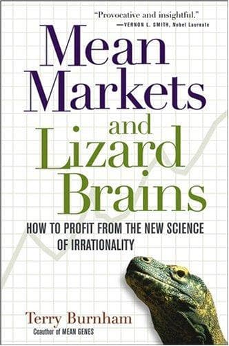Cover of Mean markets and lizard brains by Terry Burnham