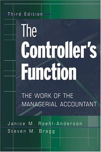 Cover of The Controller's Function by Janice M. Roehl-Anderson