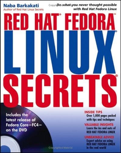 Cover of Red Hat Fedora Linux Secrets by Nabajyoti Barkakati