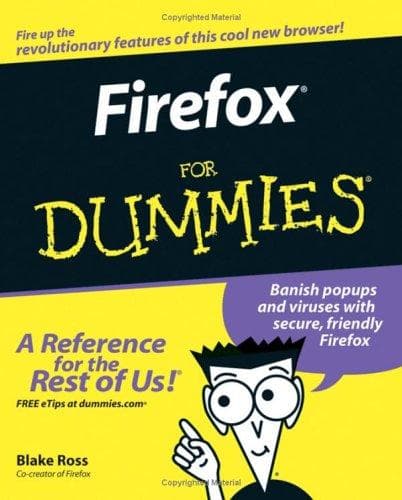 Cover of Firefox for dummies by Blake A. Ross