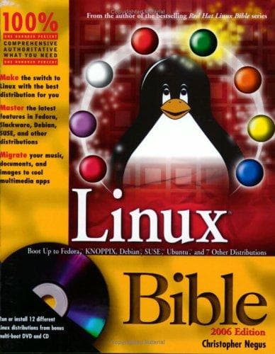 Cover of Linux bible by Christopher Negus