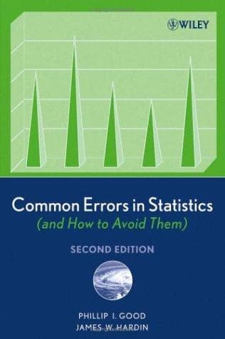 Cover of Common errors in statistics (and how to avoid them) by Phillip I. Good