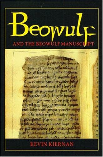 Cover of Beowulf and the Beowulf manuscript by Kevin S. Kiernan