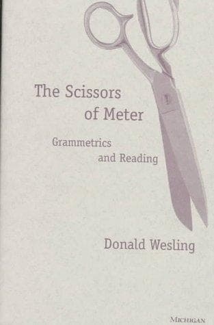 Cover of The scissors of meter by Donald Wesling