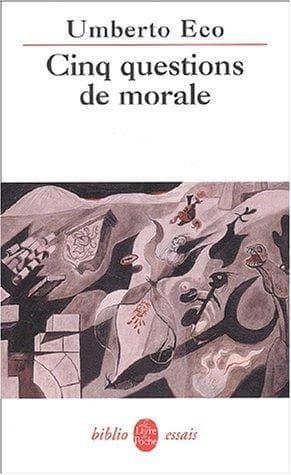 Cover of Cinq questions de morale by Umberto Eco