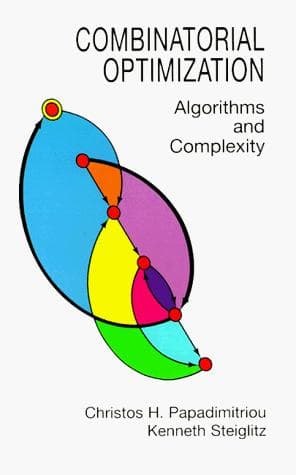 Cover of Combinatorial optimization by Christos H. Papadimitriou