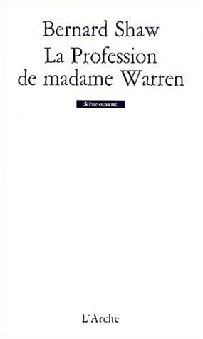 Cover of Mrs. Warren's Profession by George Bernard Shaw