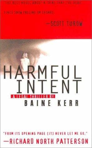 Cover of Harmful intent by Baine Kerr