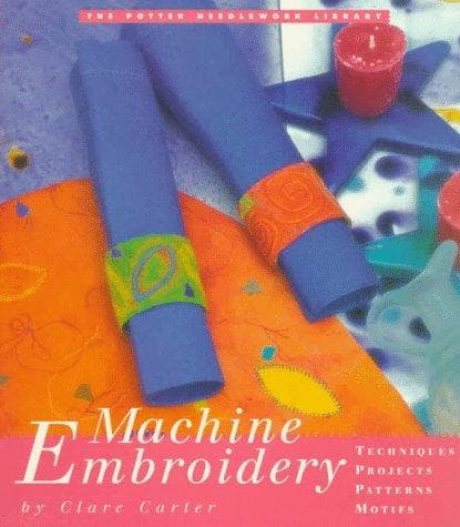 Cover of Machine embroidery by Clare Carter