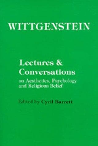 Cover of Lectures & conversations on aesthetics, psychology, and religious belief by Ludwig Wittgenstein