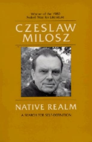 Cover of Native realm by Czesław Miłosz