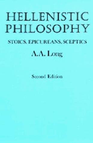 Cover of Hellenistic philosophy by A. A. Long