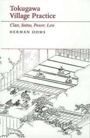 Cover of Tokugawa village practice by Herman Ooms
