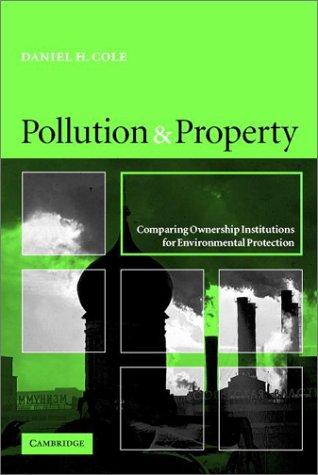 Cover of Pollution and property by Daniel H. Cole