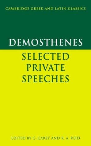Cover of Selected private speeches by Demosthenes
