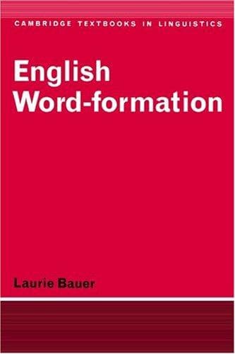 Cover of English word-formation by Laurie Bauer