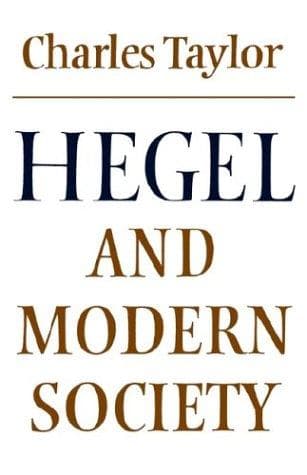Cover of Hegel and modern society by Charles Taylor