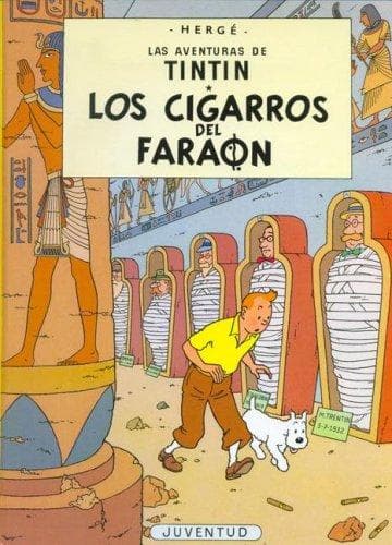Cover of Les cigares du pharaon by Hergé