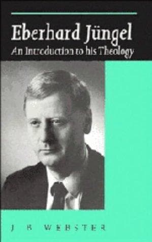Cover of Eberhard Jüngel by Webster, J. B