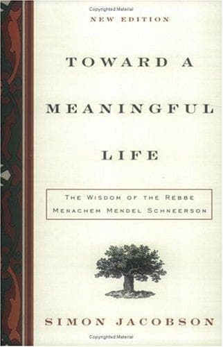 Cover of Toward a Meaningful Life by Simon Jacobson