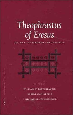 Cover of On sweat by Theophrastus