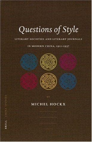 Cover of Questions of Style by Michel Hockx