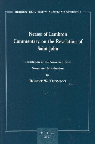 Cover of Nerses of Lambron by Robert W. Thomson