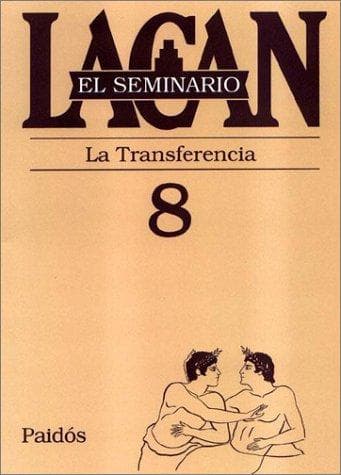 Cover of Seminario 8 La Transferencia by Jacques Lacan