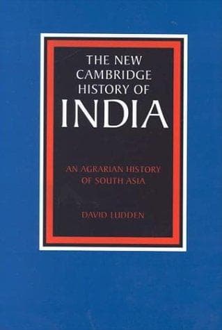 Cover of An agrarian history of South Asia by David E. Ludden