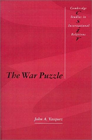 Cover of The war puzzle by John A. Vasquez