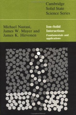 Cover of Ion-solid interactions by Michael Anthony Nastasi